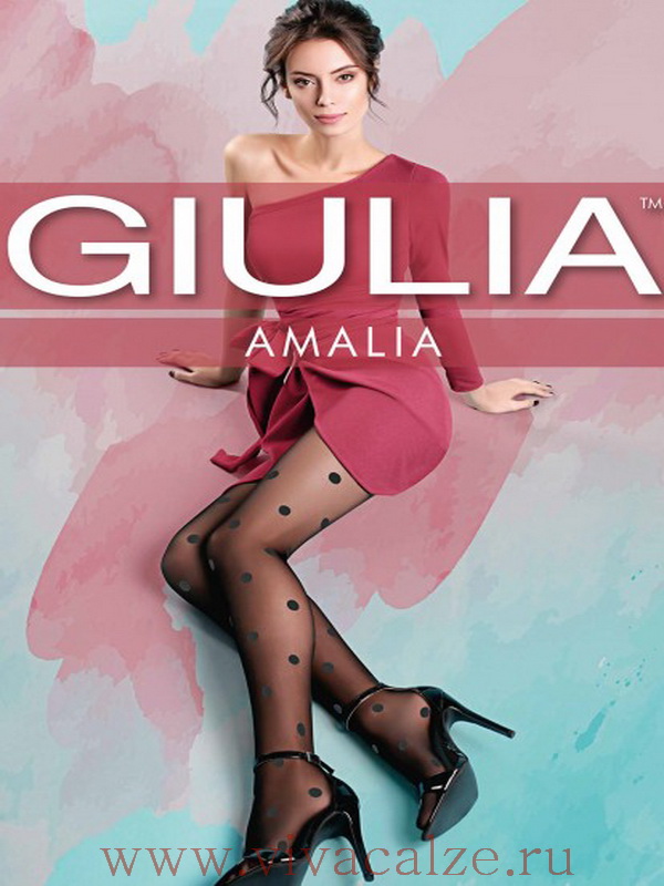 Giulia Amalia 20 model 11 колготки в горошек