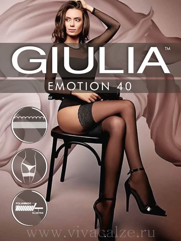 Giulia EMOTION 40 autoreggente чулки