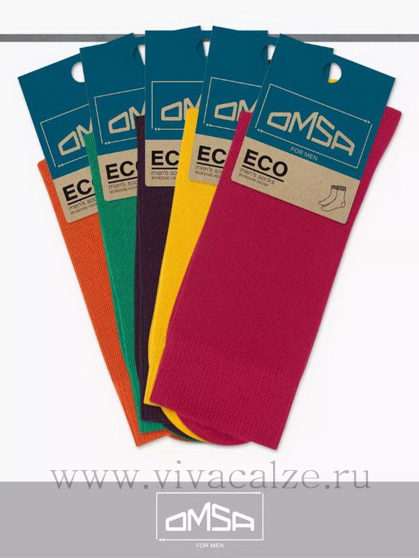 Omsa 401 ECO colors носки мужские